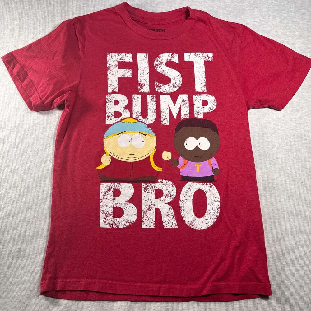 South Park Fist Bump Bro Eric Cartman Graphic T-Shirt Medium